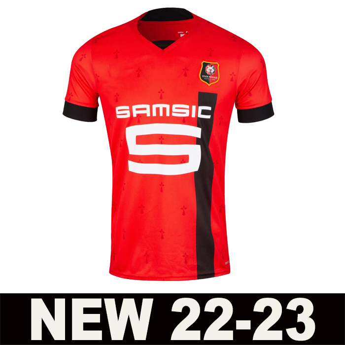

Stade Rennais 22 23 soccer jerseys Rennes maillot de foot 2022 2023 SULEMANA BOURIGEAUD TERRIER DOKU TAIT Guirassy MAJER AGUERD TRAORE Men+kids kits football shirt, 22-23 home+ patch