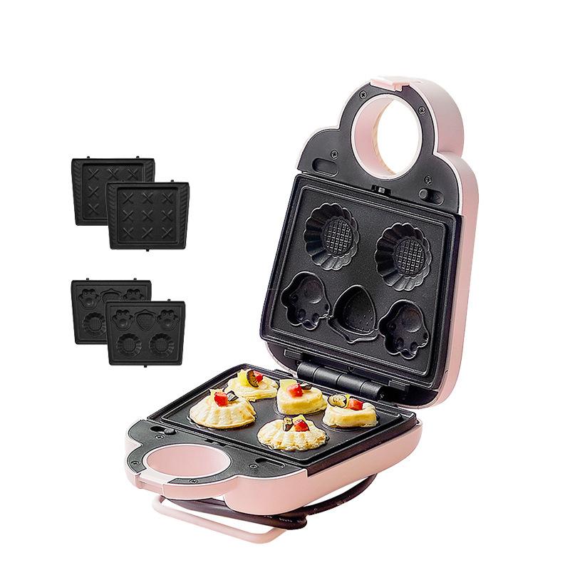 

Bread Makers Electric Waffles Iron Sandwich Maker Oven Breakfast Machine Multi-Function Heating Toast Pressure Grill Toaster Plate MB28