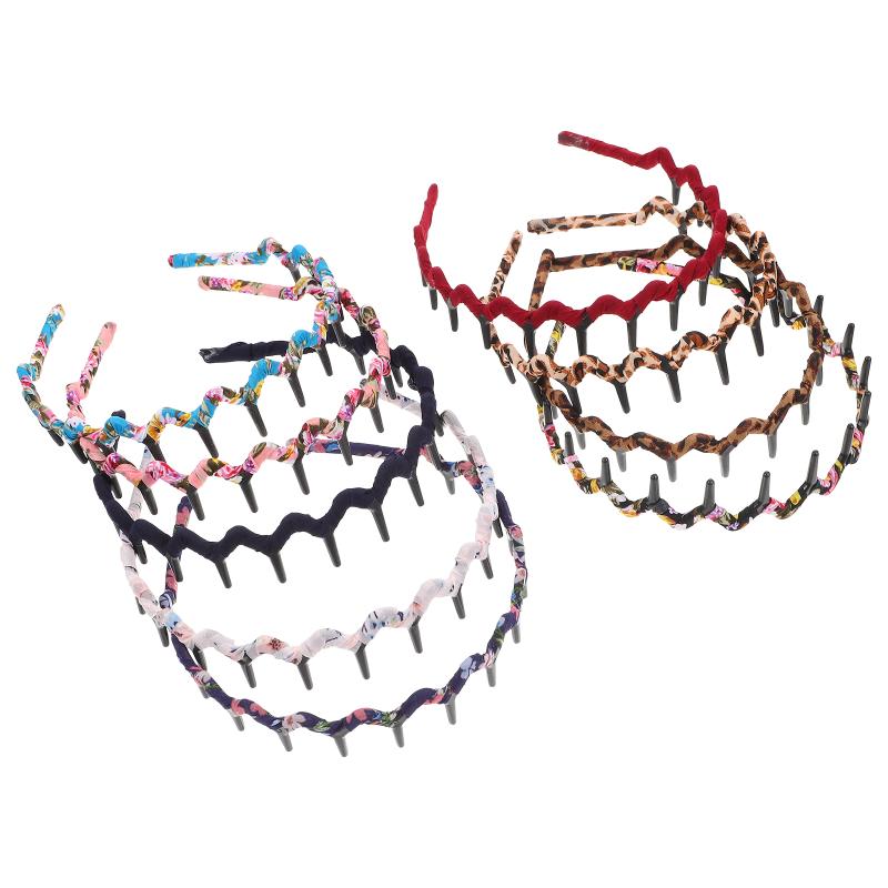 

Bandanas 9Pcs Elegant Plastic Headbands Decorative Girl Modern Unique HairbandsBandanas