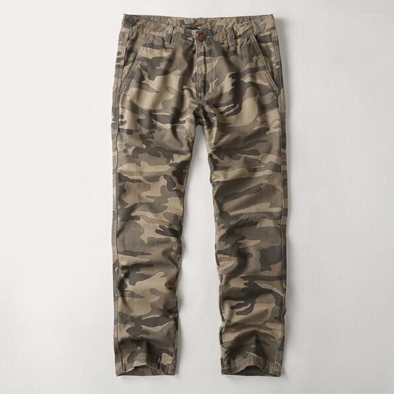 

Men's Pants Camouflage Cargo Men Military Tactical Skinny Fits Army Style Cotton Trousers Casual Man ClothingMen's, Khaki