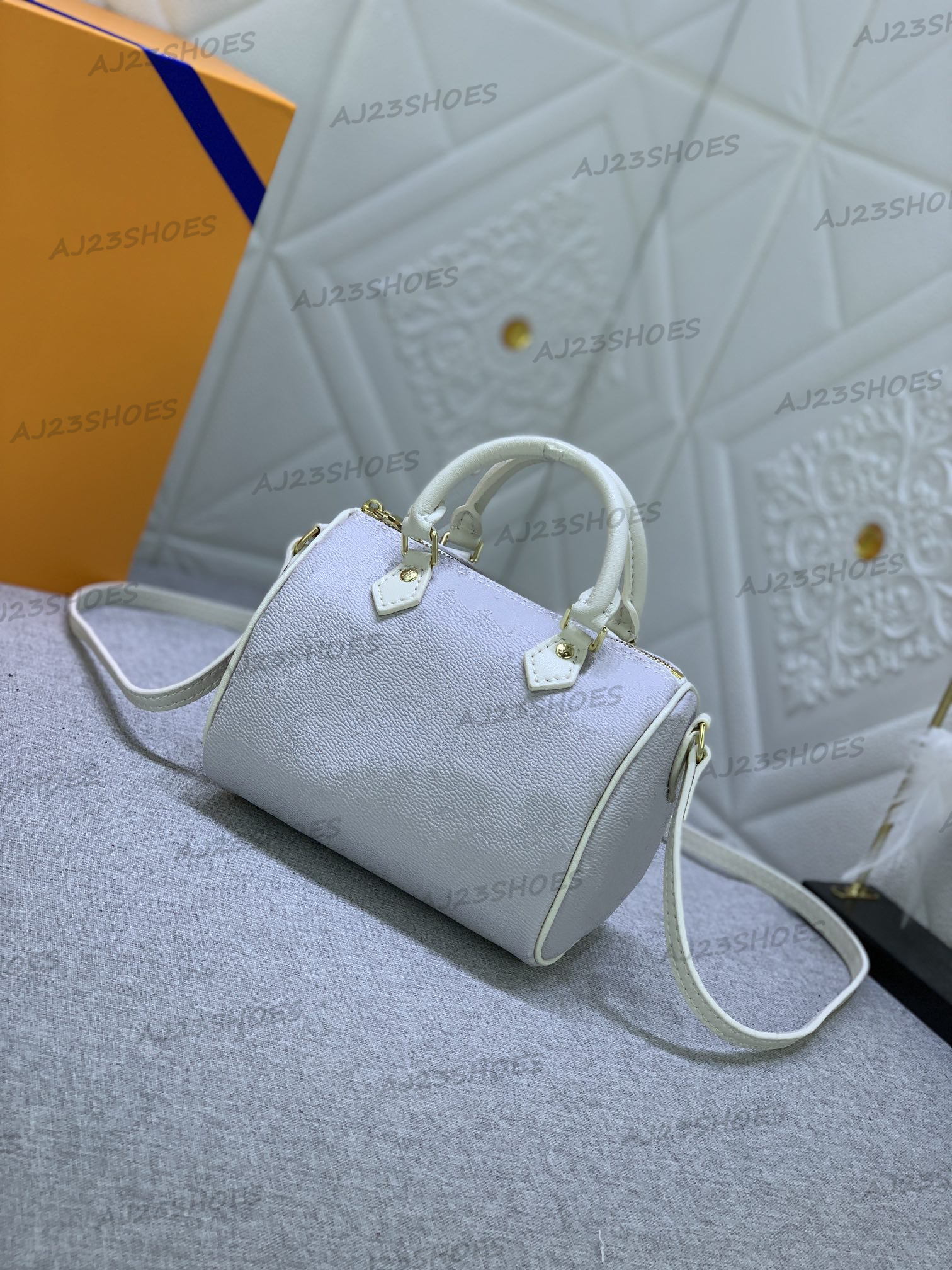 

Nano Speedy M61252 Women Designer Bags Monograms Spring in the City Purse Wallet Two Handles A Long Strap Cross-Body Mini Totes Handbags, 01