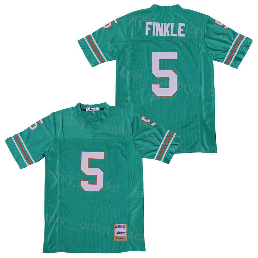 

Movie Football 5 Ray Finkle Jersey Miami The Ace Ventura Jim Carrey Teal Green Team Color All Stitching Breathable College For Sport Fans University Size S-XXXL, Purple