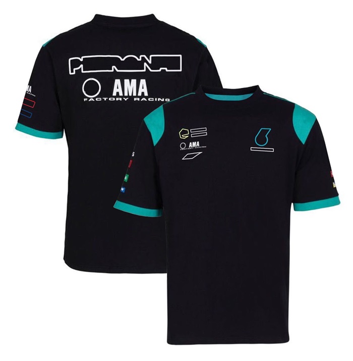

MOTO motorcycle off-road wear summer short-sleeved racing T-shirt men's casual quick-drying top plus size can be customized