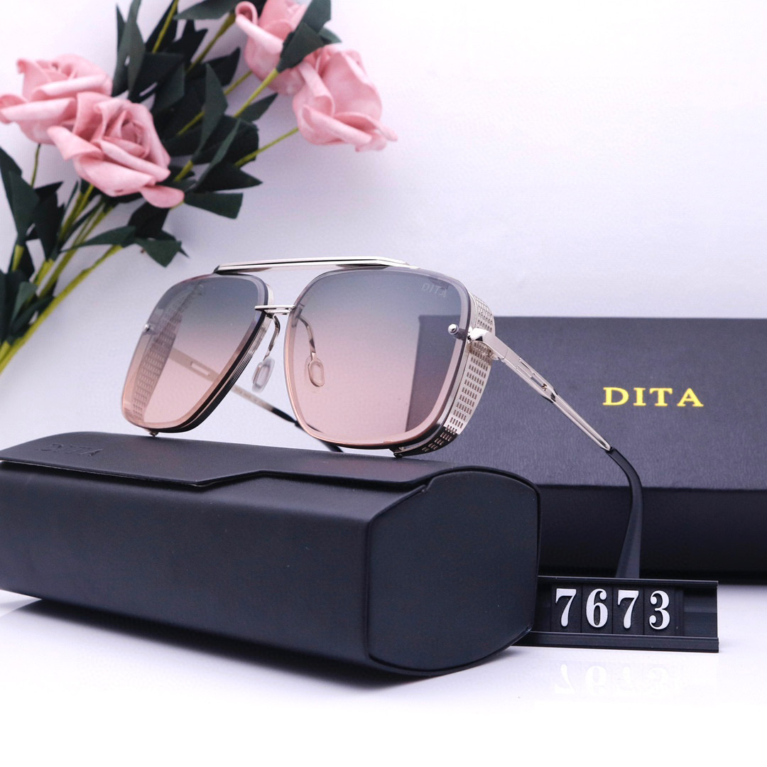 

Designer Sunglasses Dita Luxury Sun Glasses Metal Frame Pilot Classic Eyewear for Men Gradient Lenses