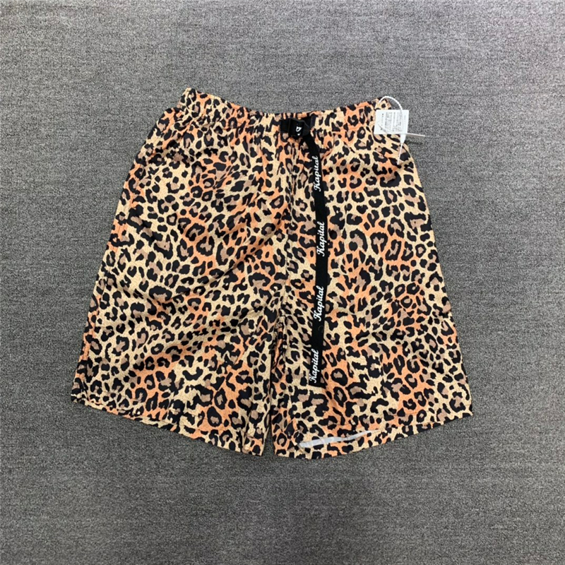 

Pants 2022ss Shorts Men Women 1 Best-Quality Leopard Print Quick Dry Shorts Breathable Summer Style Casual Breeches