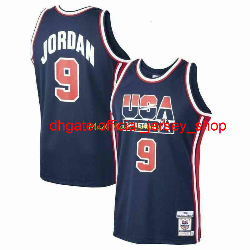 

New Michael 1992 American Dream Team Navy Mitchell & Ness Authentic Jersey Basketball Jerseys, With pictures