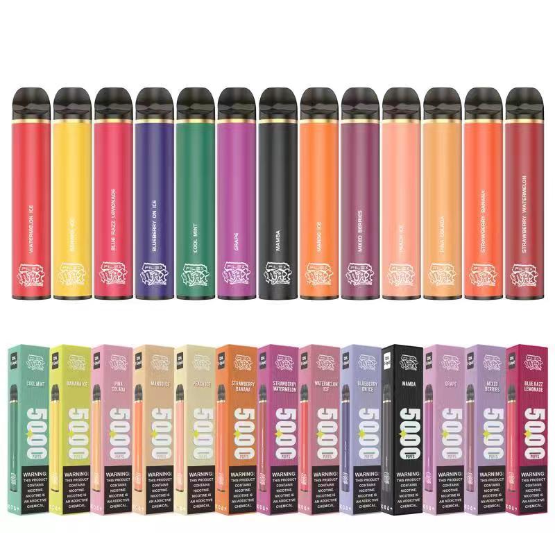 

Original Filex Max 5000 puffs vape pen Cigarette Rechargeable at the bottom Cigarette Deivce With mesh coil 650mAh Battery 12ml Pod Vaporizer Starter Kit vs RandM