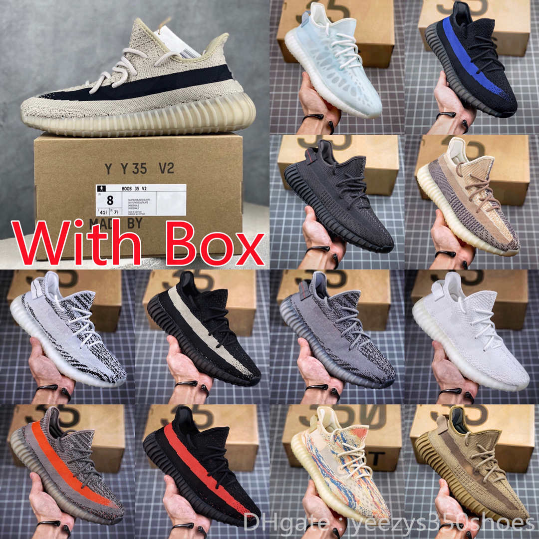 

2022'V2''YEEZIES''BOOSTs''yezzies''350 Running Shoes Sesame Butter Semi-frozen Yellow Cream Zebra Mens Womens Sneakers boots v3 500 uk, #21