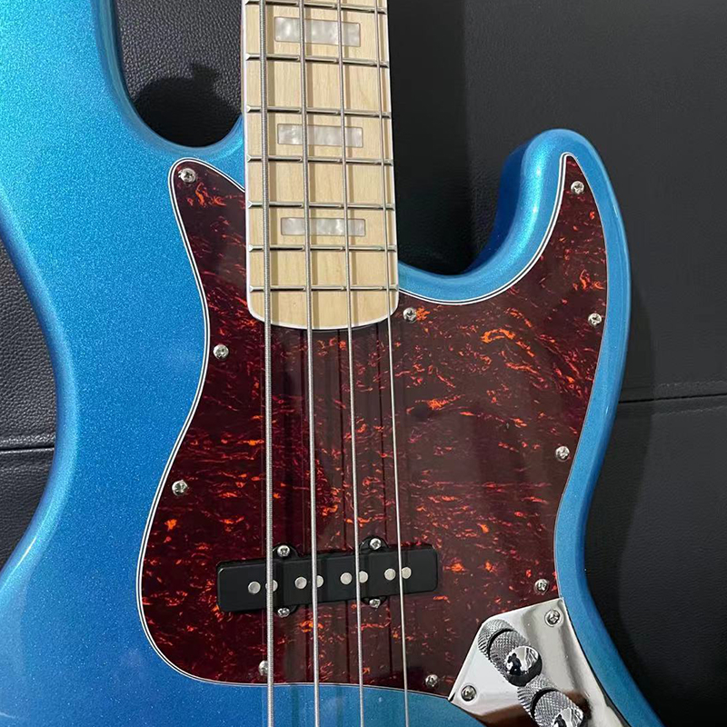 

Fen Jazz bass guitar maple fingerboard metal blue version