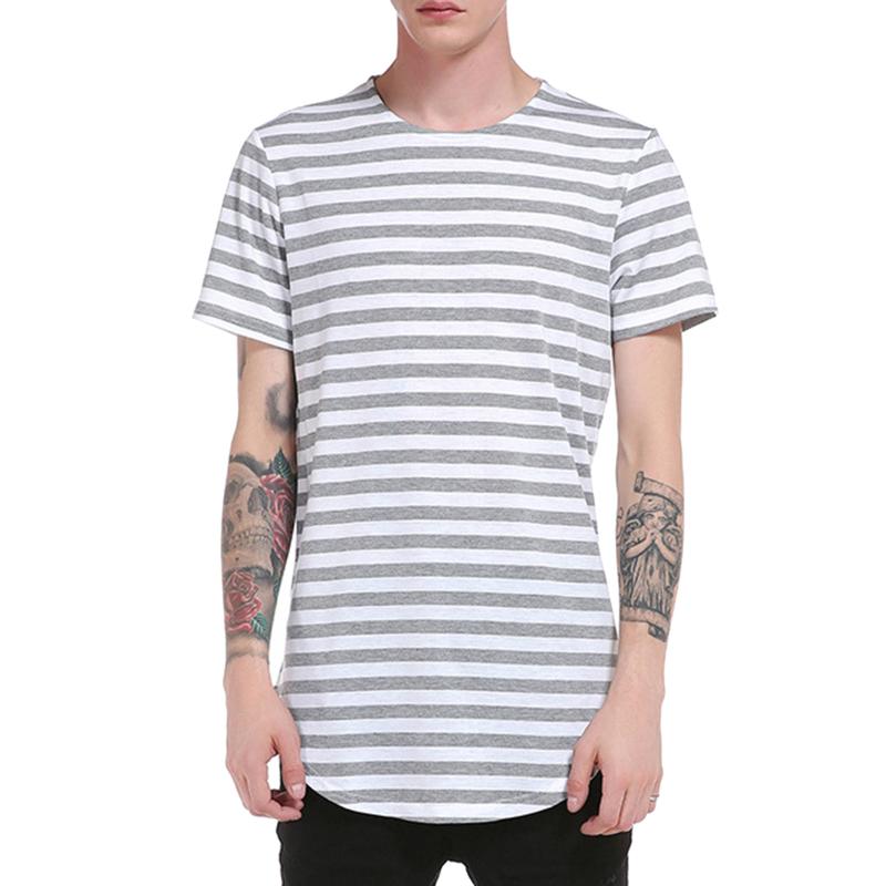 

Men's Casual Shirts Long Sleeved Mens Shirt Men Summer Striped Tops Short Sleeve Round Neck Clothes Length Dress ShirtMen's, Black