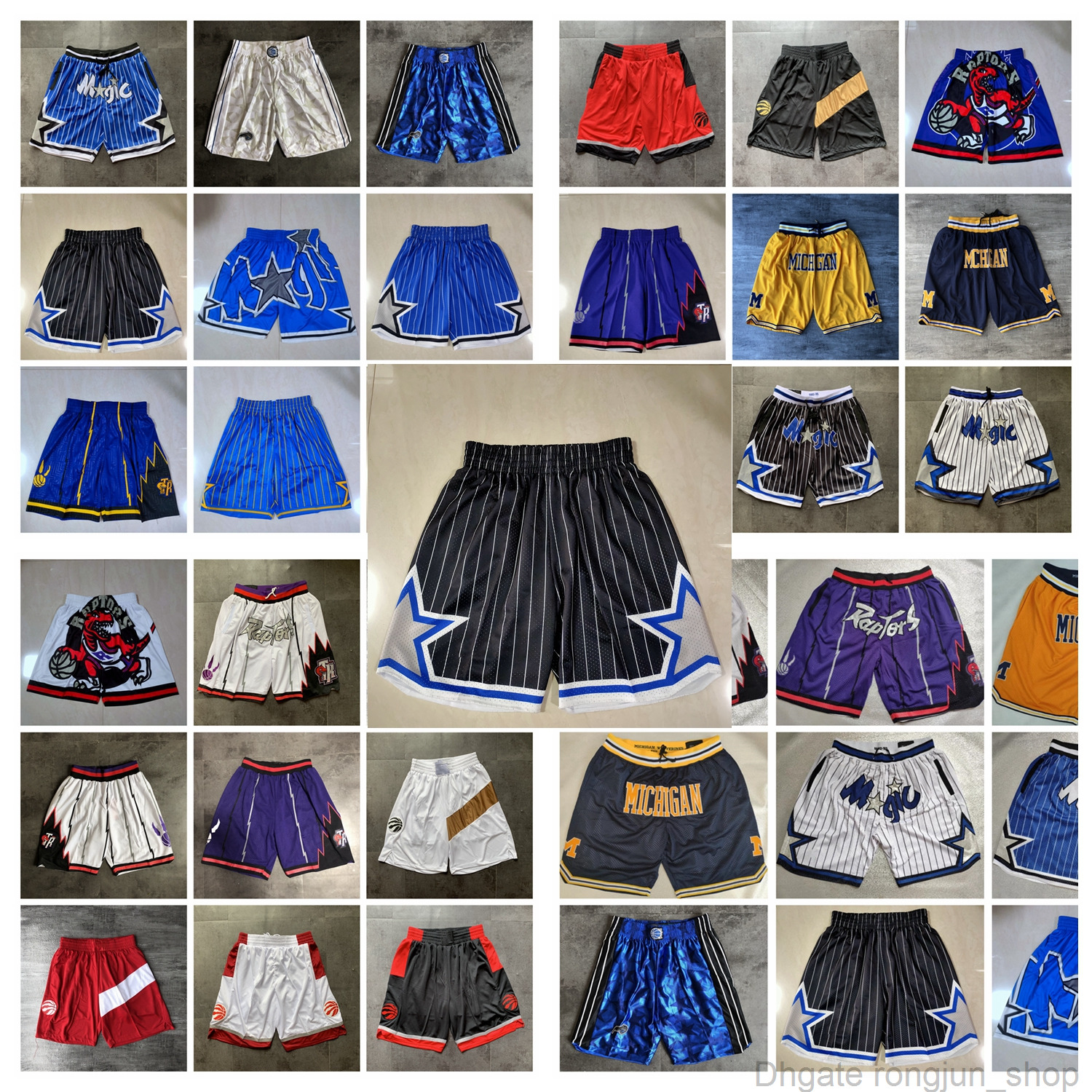 

Team Basketball''nba''Shorts Just Don Retro City Version Stripe Wear Sport Pant With Pocket Zipper Sweatpants Hip Pop White Purple, As photo