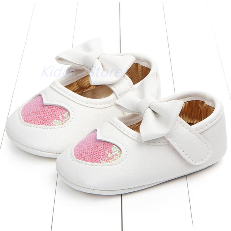 

Athletic & Outdoor Children Casual Shoes Baby Girl Bowknot Princess Wedding Party PU Leather Shoe For Babies Sneakers Kid Soft Sole BornAthl, Eh02