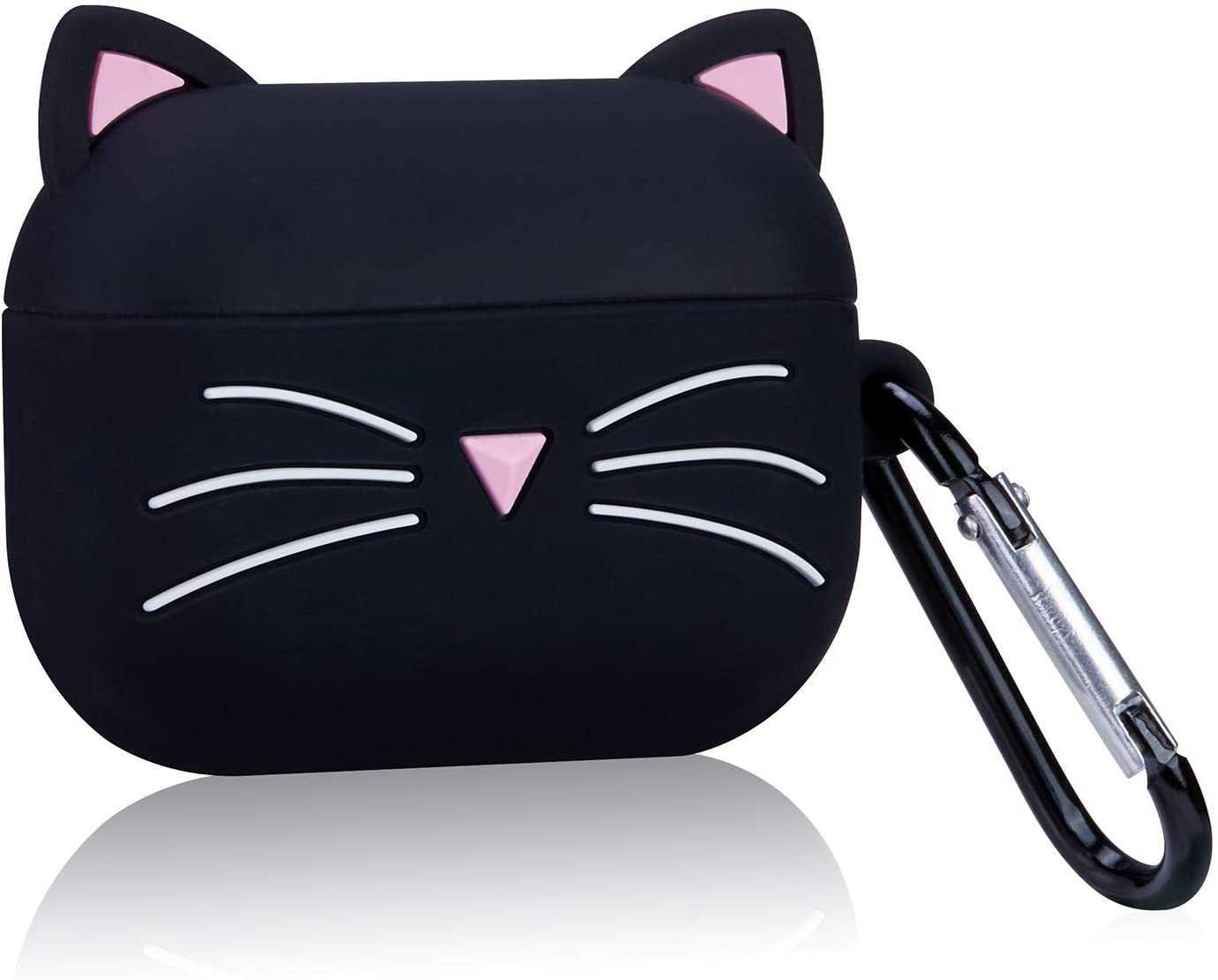 Cas pour AirPods Pro, mignon animal de dessin animé de mode de dessin animé de mode air pods de chargement accessoires housse de protection antic