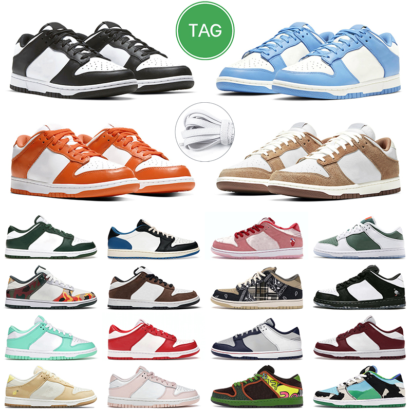 

men women Dunks Running Shoes White Black Sneaker UNC Coast Medium Curry Panda Green Glow Syracuse Kentucky Trail mens trainer sneakers, #43