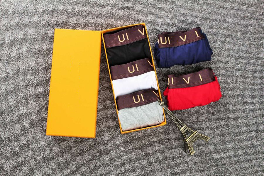 

Designers brand Mens Boxer Underpants Brief For Men UnderPanties Sexy Cotton Underwears Shorts Male, #3