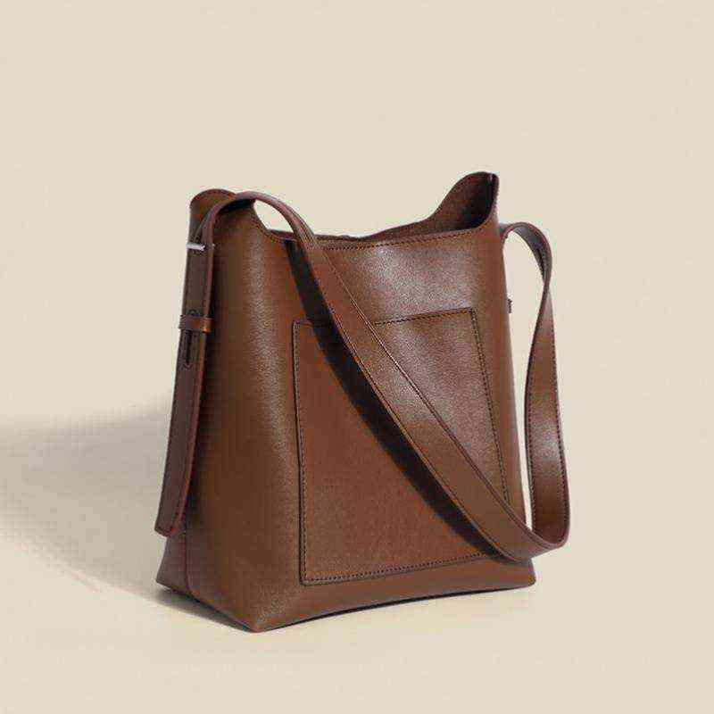 

Light Luxury Briefcase Japanese Bag Tot Bag Small Design Small Man Han Department Class College Designer 220613, Beige