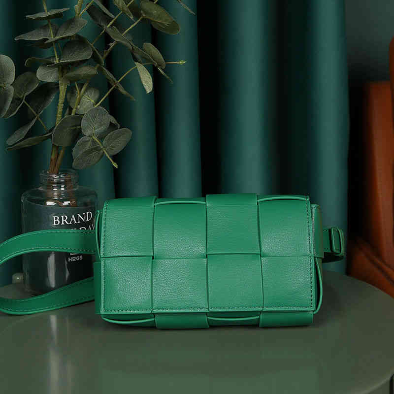 

Venetas Handbags Designer Bottegas Leather Woven s Slant Span Women's Waist Chest Texture Fashion Summer Fashionable Single Shoulder Bag VK8M