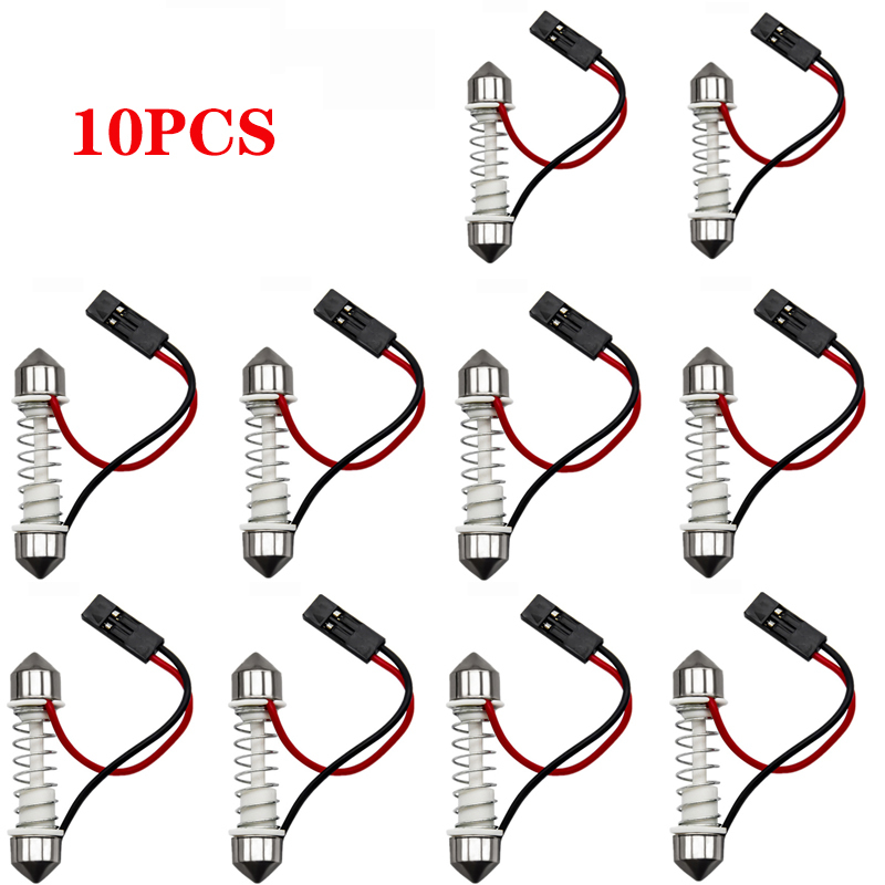 

New 10/20/30PCS Festoon/T10/BA9S T4w Connector Wire Cables For All Car Light Led Panel Dome Light Socket Plugs Pin Adapter DC 12V