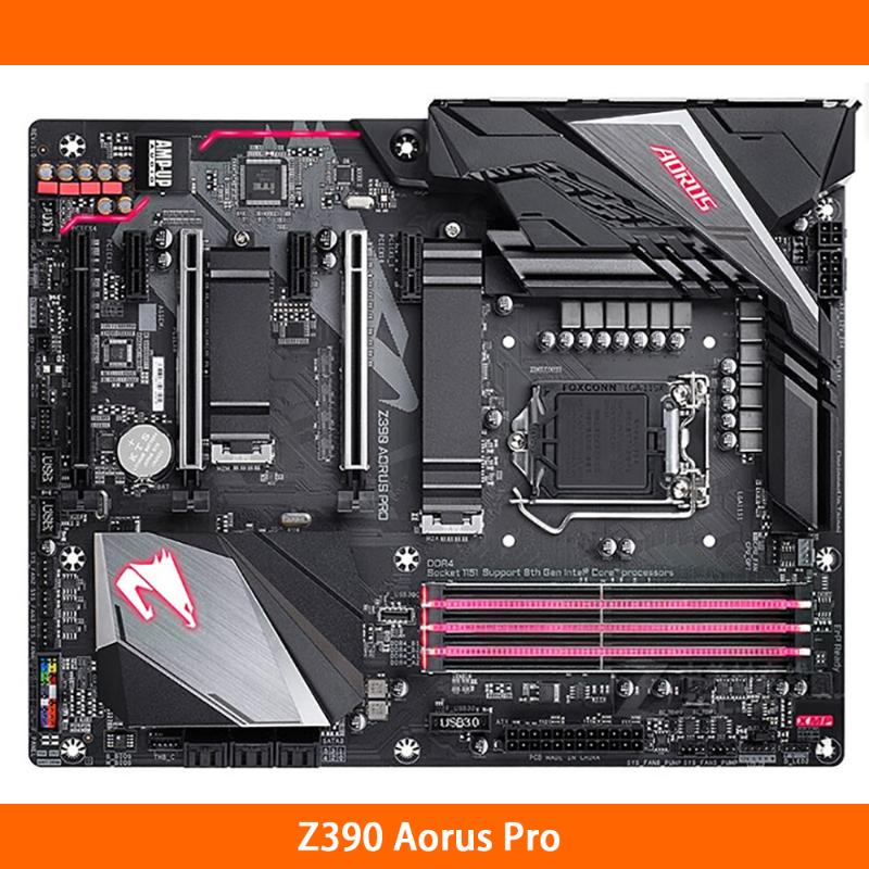 

Motherboards For Gigabyte Z390 Aorus Pro LGA 1151 DDR4 64GB PCI-E 3.0 ATX Desktop Motherboard High Quality Fast ShipMotherboards