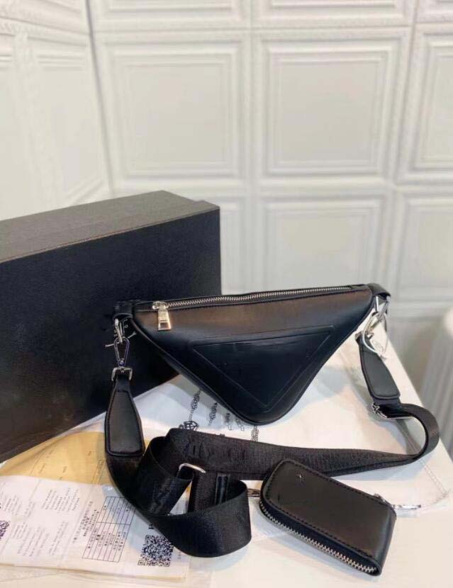

Triangle Designer Bags Nylon Men and Women Luxurys Shoulder Bag with Letters Fashion Crossbody Bag 2Pes with Box