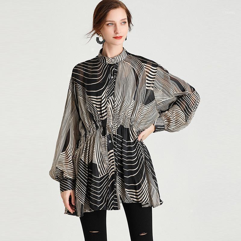 

Women's Blouses & Shirts Plus Size 2022 Spring Fashion Bat Sleeve Top Women Thin Chiffon Shirt Tops Summer Loose Female, Dot