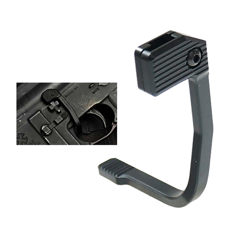 

Tactical Accessories Enhanced Bad Lever Bolt Catch Extender Release Lever Ambidextrous Mount-On Side Plate 5.56/223 Aluminum For M4/AR15/M16 Rifle Hunting Airsoft