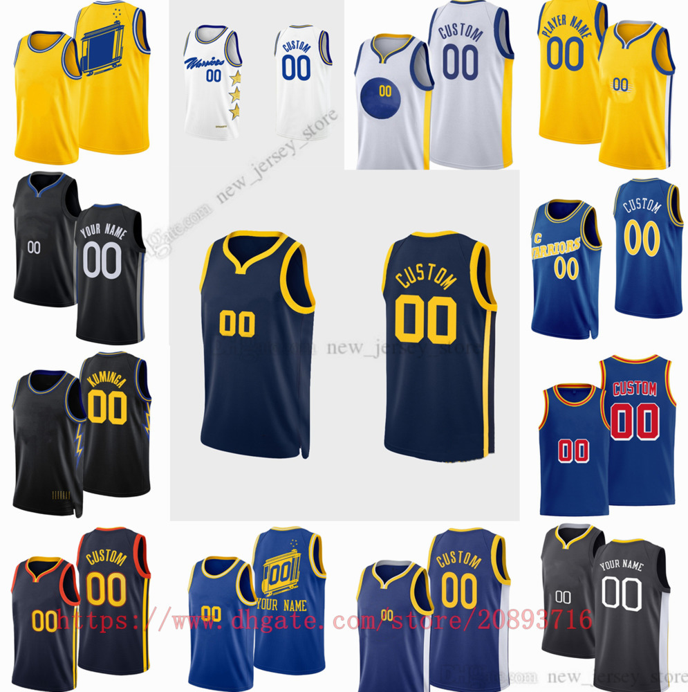 

Custom Printed 2023 New Season Basketball Jersey 7 Patrick Baldwin 00 Jonathan Kuminga 30 Stephen 11 Klay Curry Thompson 22 Andrew 23 Draymond Wiggins Green, Printed (with team logo)