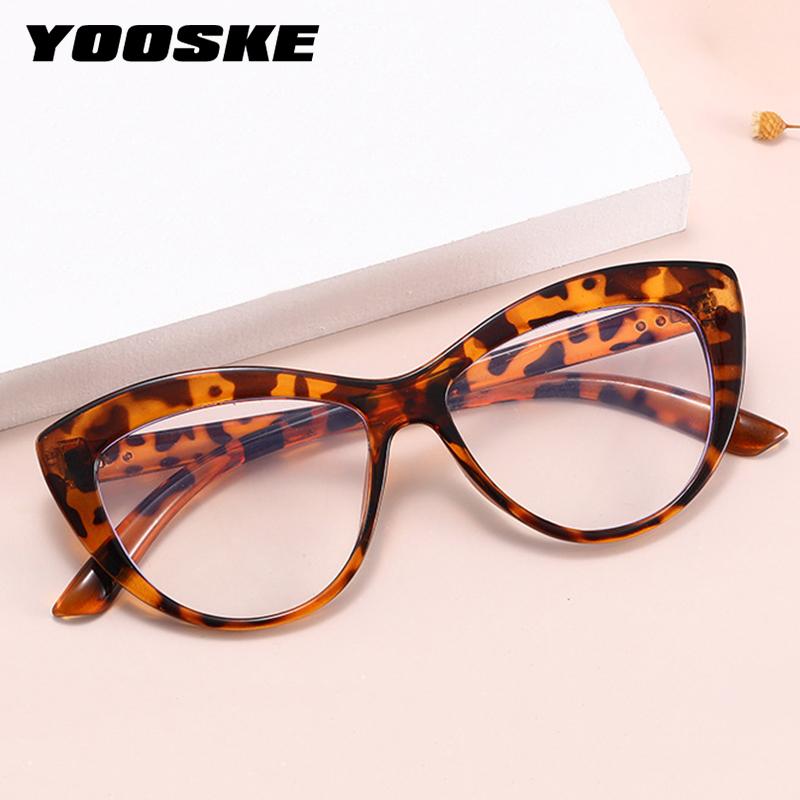 

Fashion Sunglasses Frames YOOSKE Vintage Cat Eye Women Men Retro Optical Glasses Colorful Frame Can Be Customized Prescription Myopia Lenses