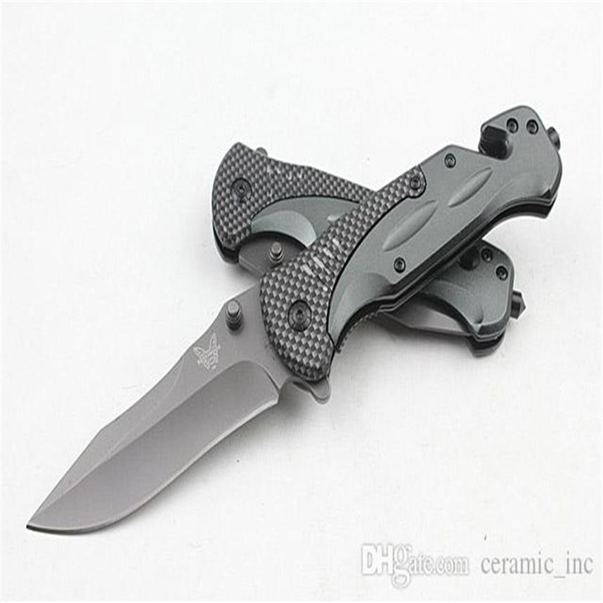 

Whole Benchmade DA31 Fast open Outdoor Survival Folding Knife Drop Back Aluminum Handle Tactical Knives Camping hiking rescue 310p