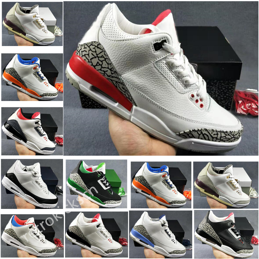 

Top quality 2022 Jumpman 3 3s Mens Shoes Varsity Royal UNC White Cement Cool Grey Black Cat Men Women Sneakers Trainers, #other colors