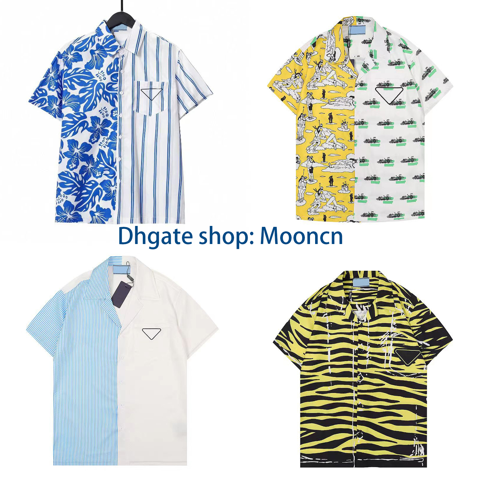 

22ss Top Designer men's T-shirts short-sleeved new spring and summer casual shirts street hip-hop men Casual T-Shirt print pattern unisex, Other colors