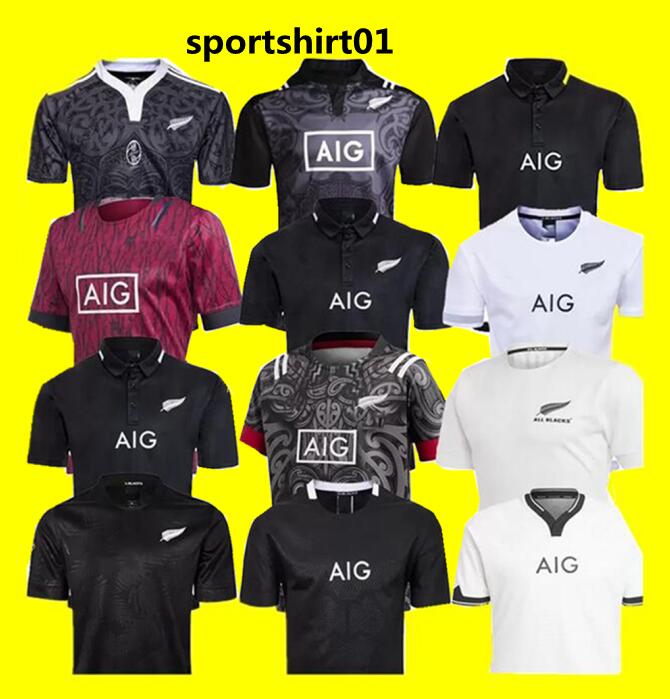 2021/22 ZÉLANDE NOUVEAU All Blacks Home Rugby Jersey Shirts Shorts S-M-L-XL-XXL-3XL-4XL-5XL