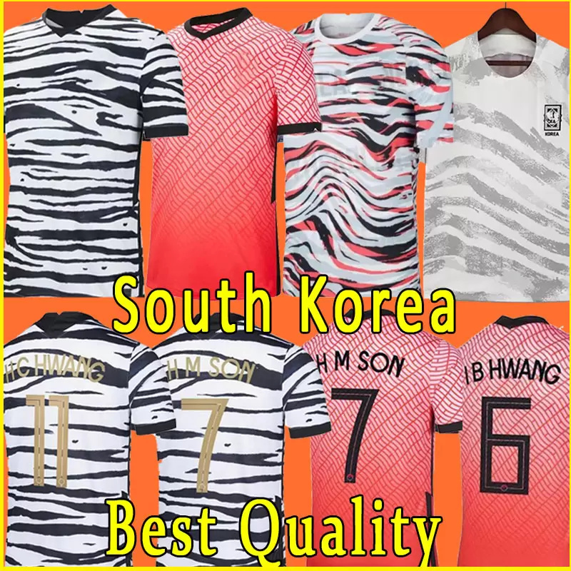 

21 22 South soccer jerseys Korea H  SON South 2021 2022 Korea home away black HYUNG KIM LEE KIM HO SON JERSEY custom men kids training football shirts, Gray