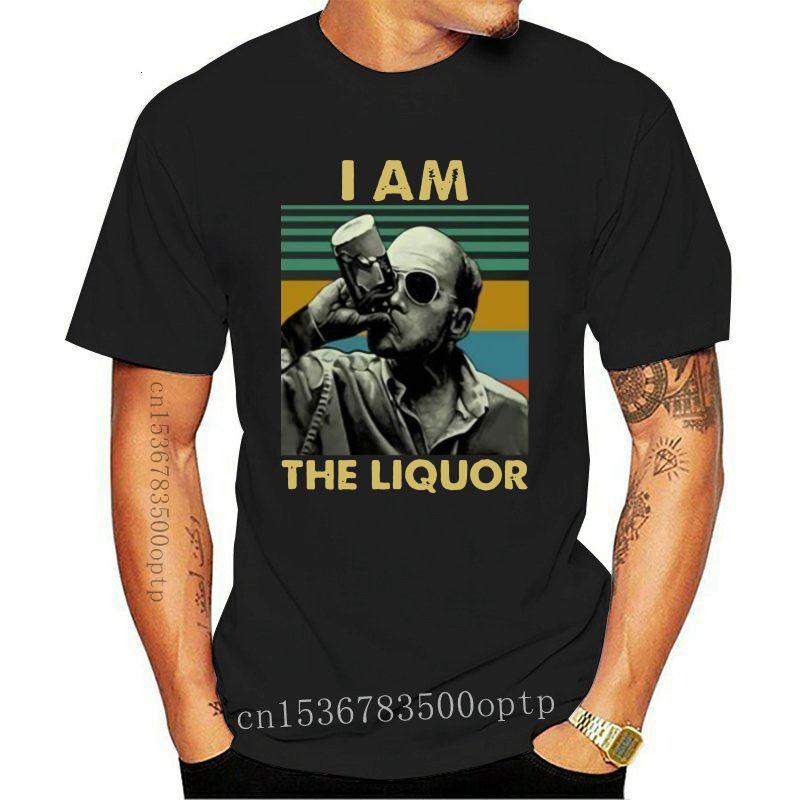 

Men's T-Shirts Jim Lahey I Am The Liquor Vintage Shirt Tee, Black