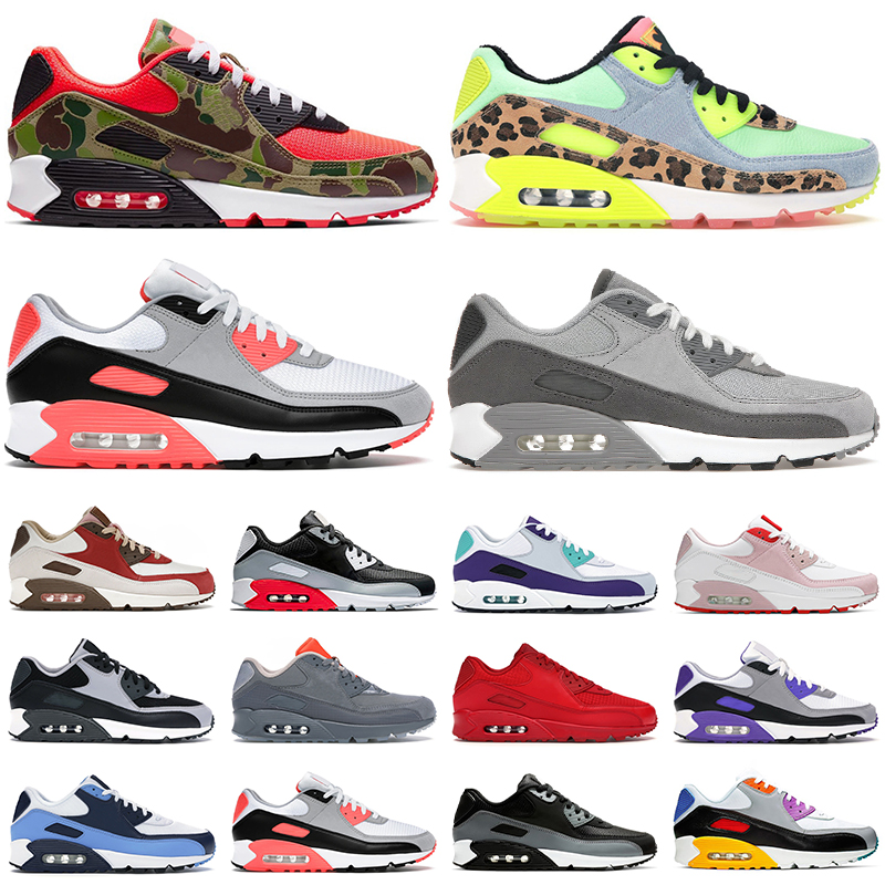

men women running shoes Light Smoke Grey Swingman USA Reverse Duck Camo Dancefloor Green infrared Cool Grey Bred mens trainers outdoor sports sneakers