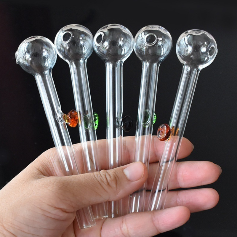

4.7'' Glass Oil burner Pipe new pattern with palm Hand Smoking Pipes Accessories For Water Bongs