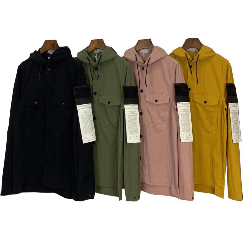 

mens tracksuits jacket for men women cp jackets couple hooded coat patched pockets outdoor windbreaker spring autumn hoodies designers, Yellow