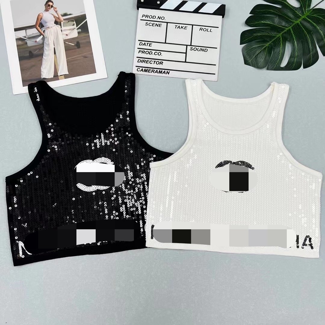 

69 L 2022 Runway Summer Brand Same Style Sweater Crew Neck Short Sleeve T Shirt Women' Sweaters meiyi, Black