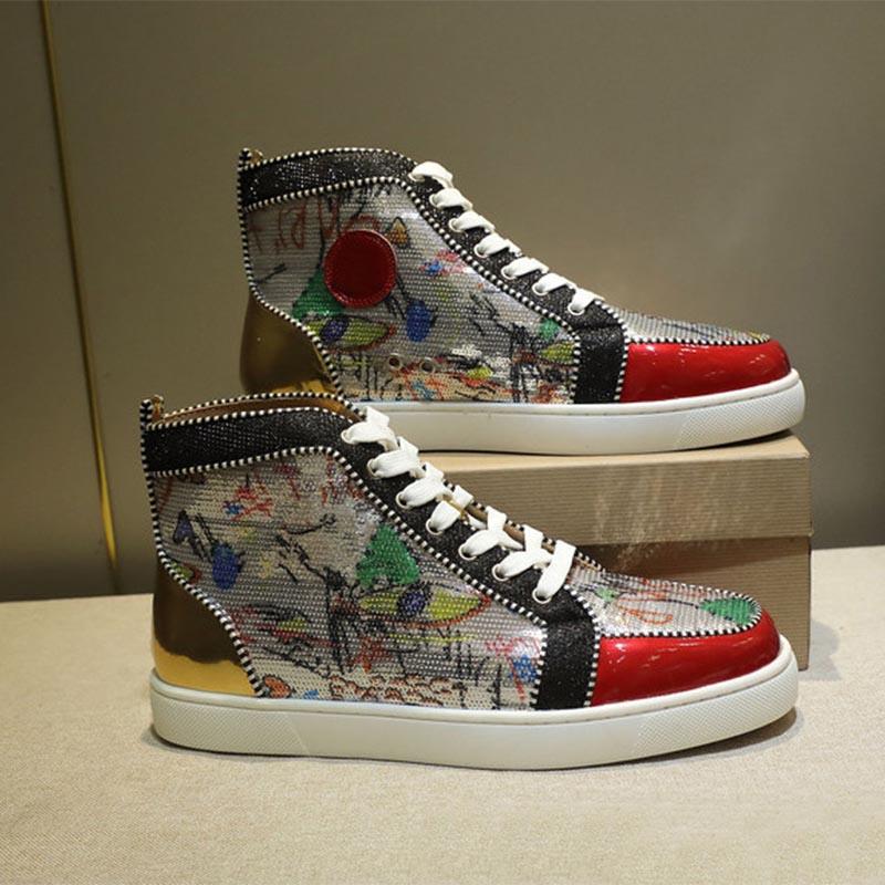 

Top edition of high top board shoes OP11 men Europe and The United States rivet height casual fashion shoes autumn men's motorcycle shoes size 36-47 with Box, Other model contact with us