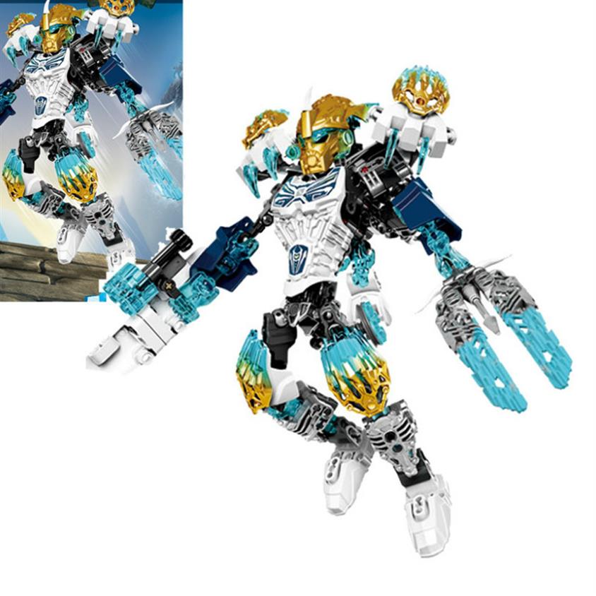 

Gaobaijia and ice gathering spirit beast 71311 Kopaka and Melum Building block toy3085
