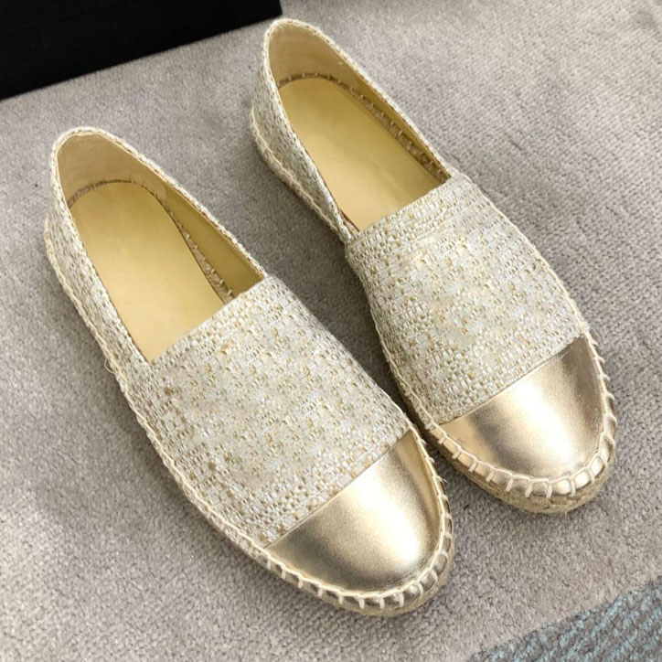 

Ladies fisherman canvas shoes summer casual shoes flat beach slippers fashion platform coach with box size 35-40, Customize