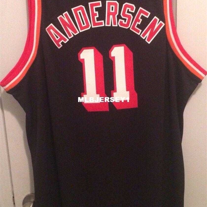 

Sjzl98 Cheap wholesale Chris Andersen Jersey Men AD #11 T-shirt vest Stitched Basketball jerseys Ncaa, Black