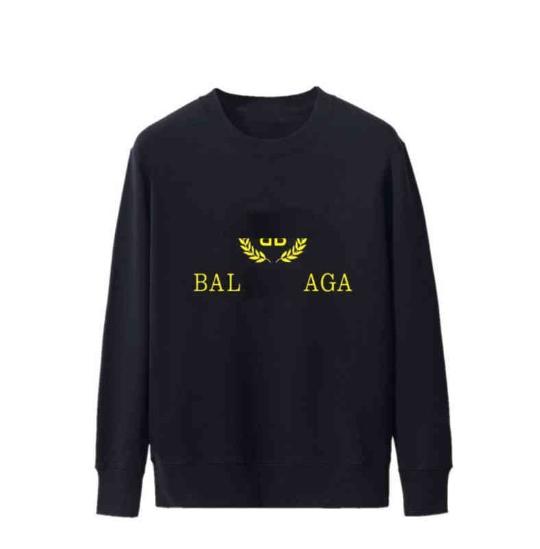 

Designer Spring New Balenciga Balanciagas Ear Of Wheat Printed Cotton Round Neck Sweater Hoodie Men' And Women' Loose And Versatile Hooded Tshiirt, No sale