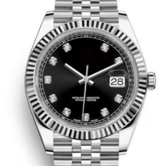 U1 ST9 Wimbledon Dial Datejuste Smooth Bezel Watch 41mm 126333 126334 Automatique Méchianique 2813 Montres de bracelet