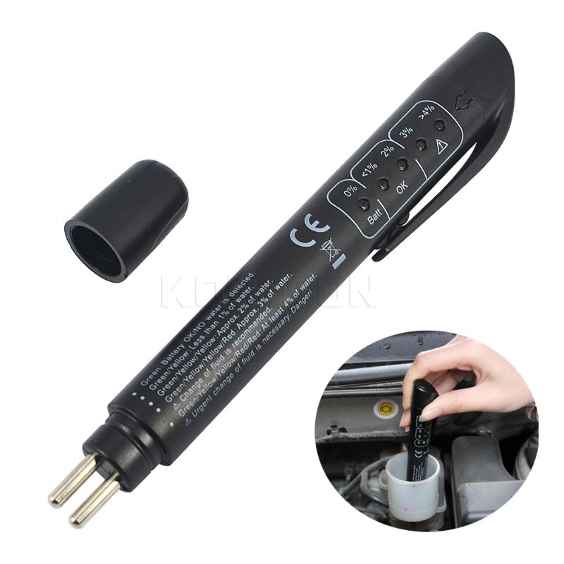 

Diagnostic Tools 2022 Car Detector Brake Fluid Tester Pen 5 LED Auto Vehicle Automotive Testing Tool