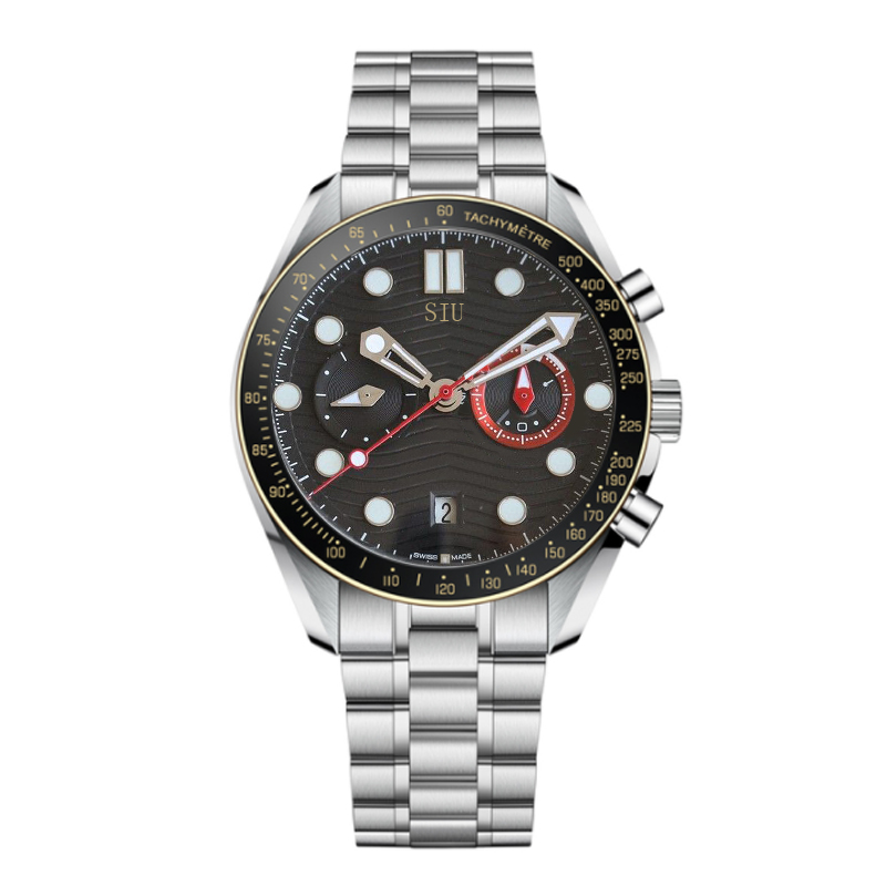 

Man sport boat race watch Stainless Steel mechanical automatic Wristwatch Calendar Luminous Clock Men Business Casual designer watches 007, No.10