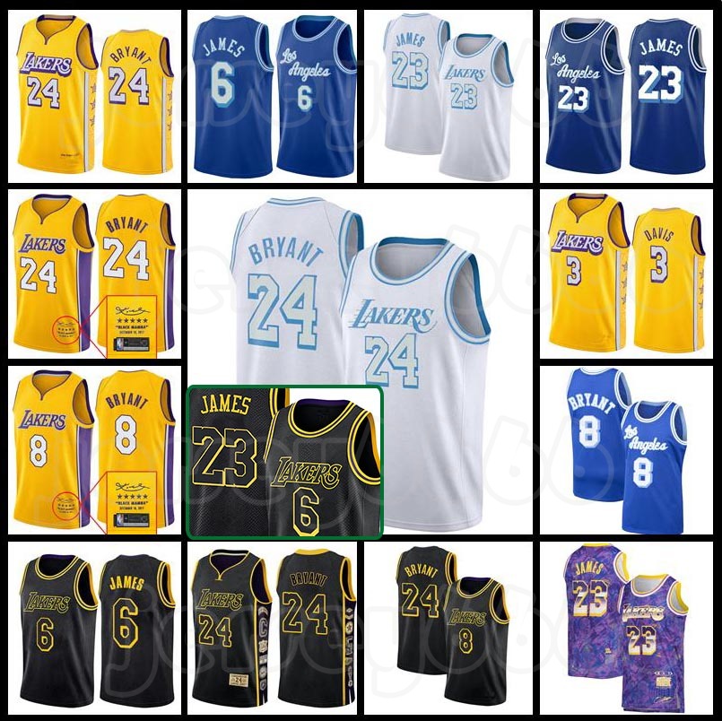 

LeBron 23 James Carmelo 7 Anthony 3 Davis Russell 0 Westbrook Jerseys Los Angeles''Lakers''Bryant''Jersey 34 O'Neal Earvin 32 Johnson Basketball, Men jersey