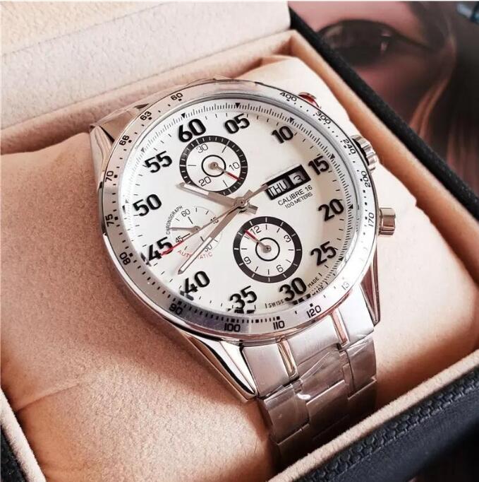 

U1 watches high-end men's Automatic mechanical watch hot selling business style high quality AAA waterproof boutique steel watchband sapphire surface Carrera, Water proof 50m