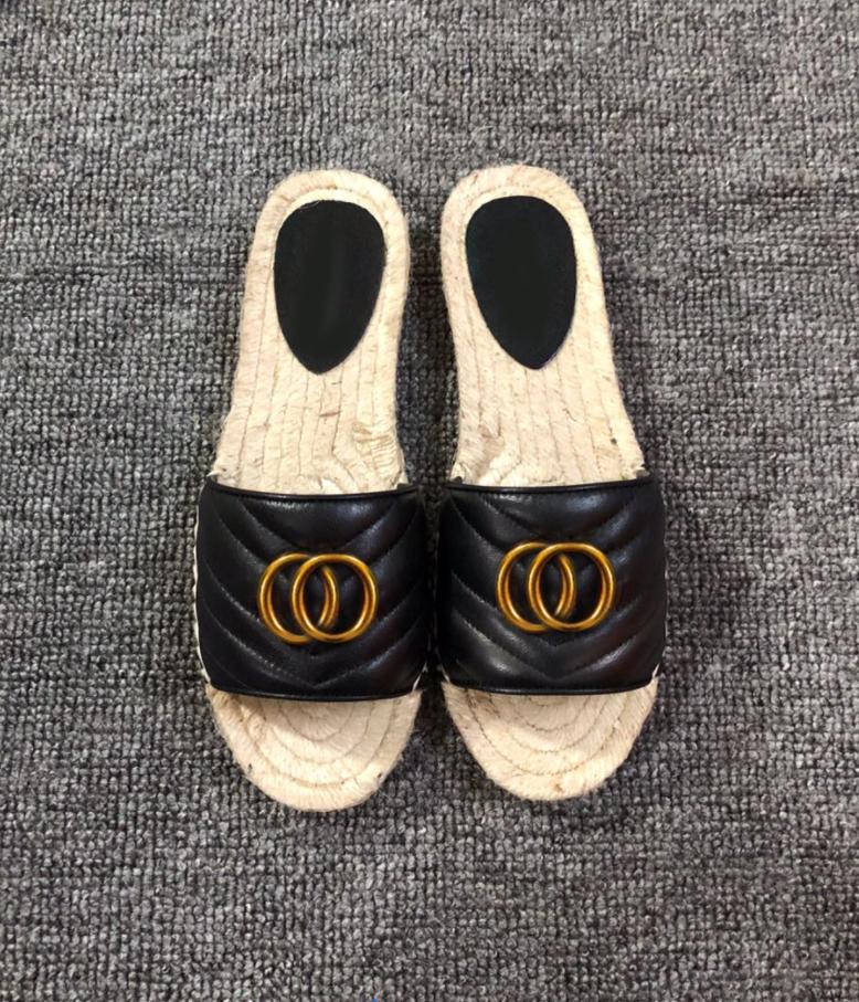 

beach Classic Flat luxurys designers woman slipper Sandals Summer lady Cartoon Big Head Slippers Leather brands Bath fashion women womens shoes Large 35-42