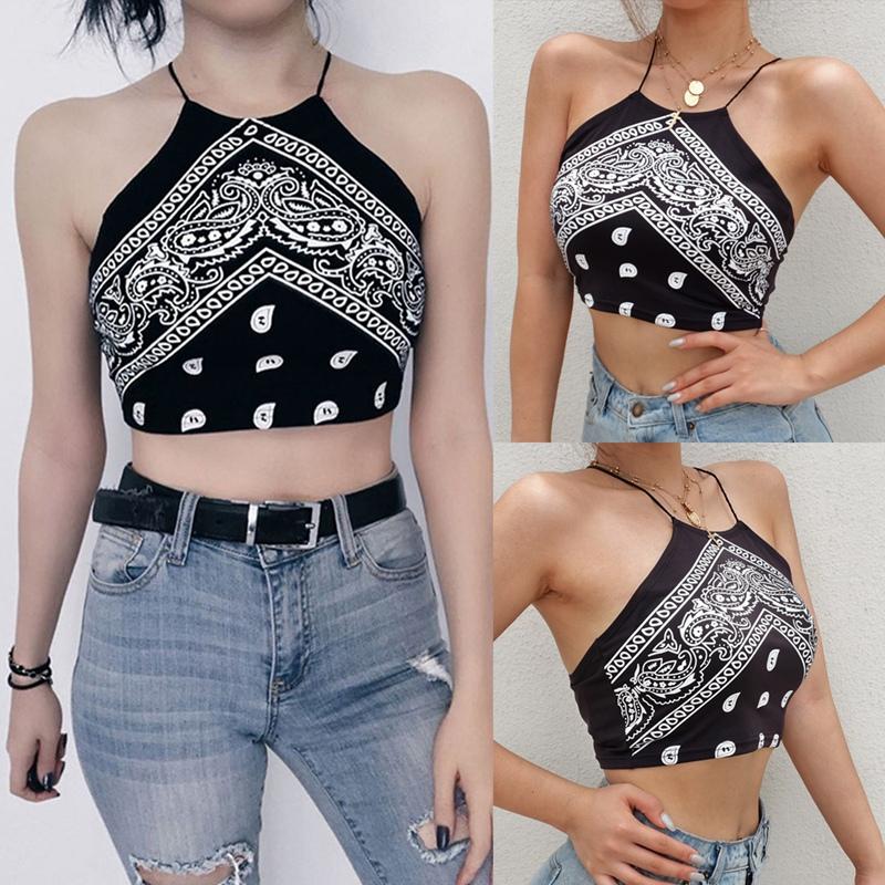 

Women' Tanks & Camis -Women' Slim Fit Halter Short Tops BlackWomen, Black